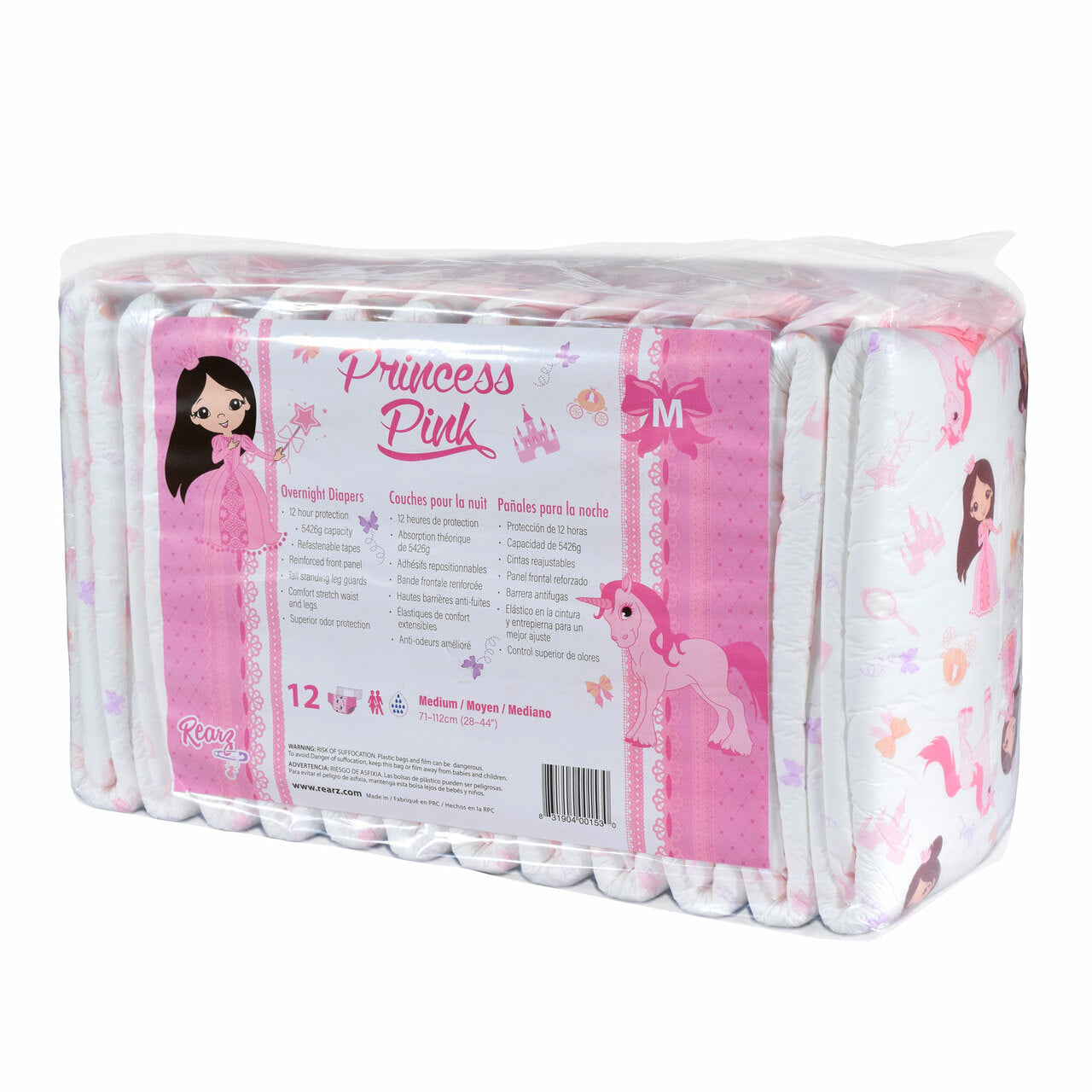 Rearz Princess Pink Adult Diapers