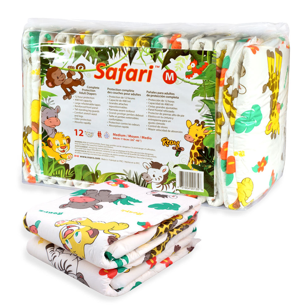 Rearz Mega Safari Adult Diapers