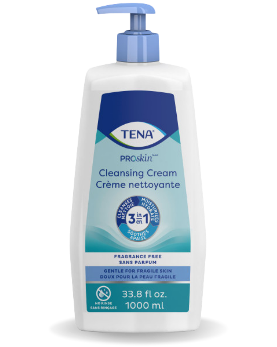 TENA 33.8oz Scent Free Cleansing Cream Washcream