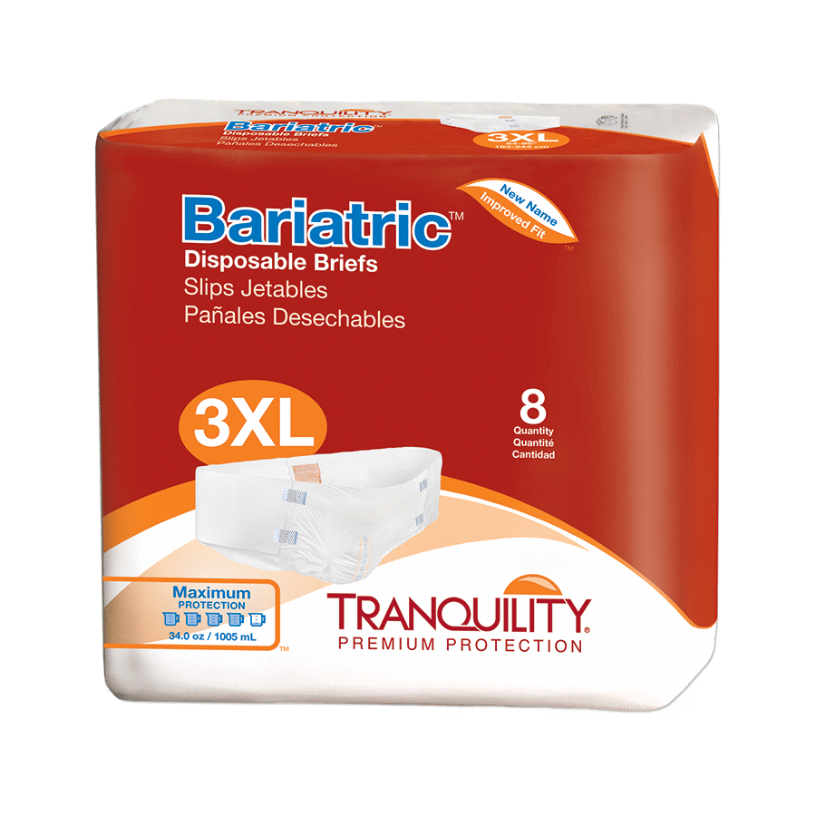 Tranquility XL + Bariatric  Briefs