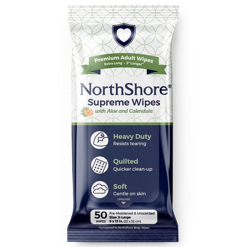 NorthShore Supreme Quilted Adult Cleansing Wipes