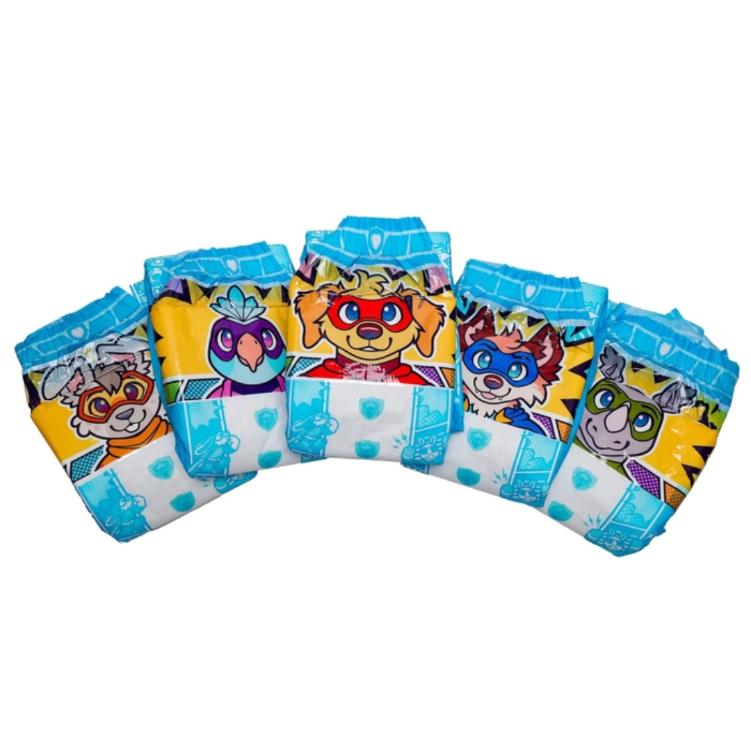 NorthShore Pack Pals Printed Adult Diapers