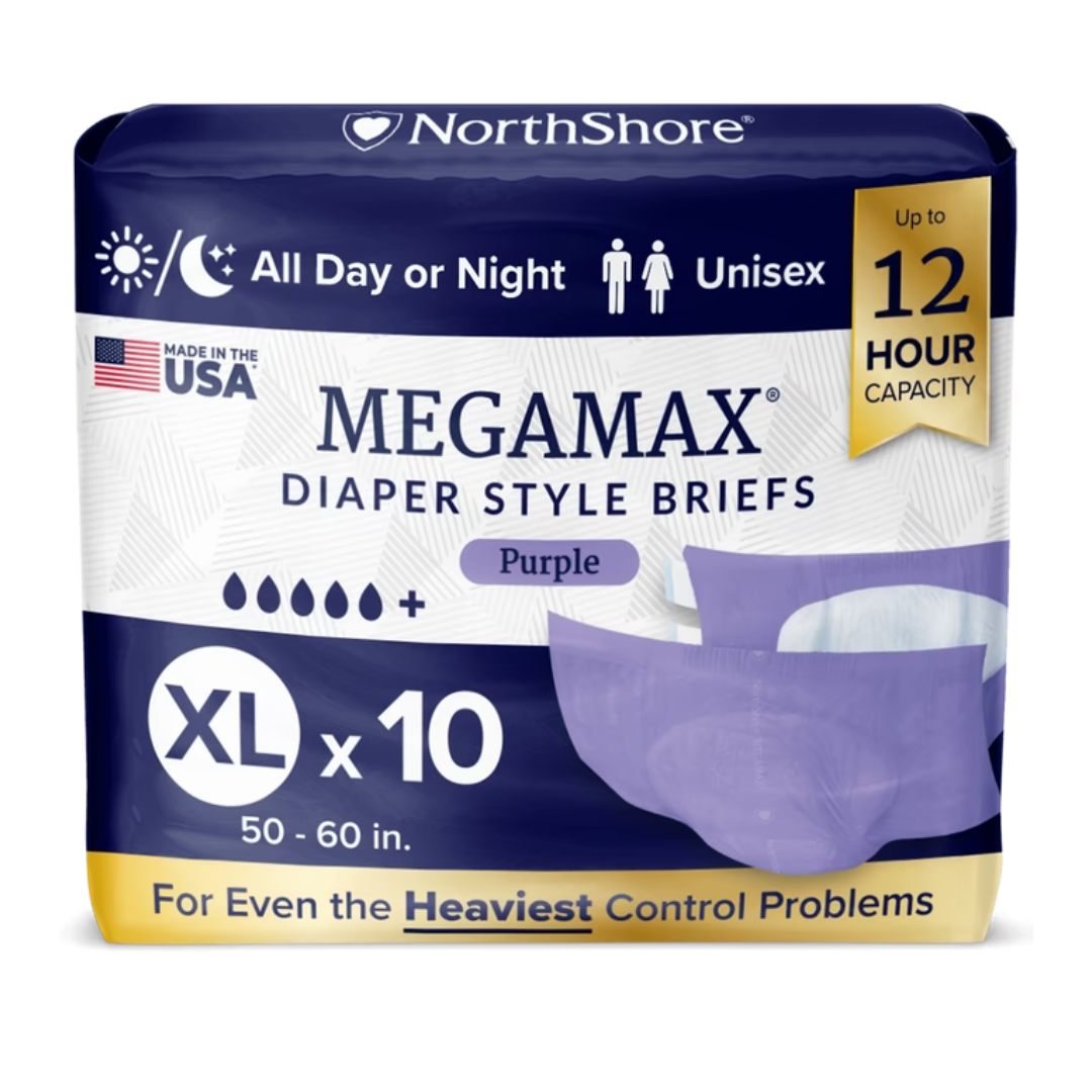 NorthShore MEGAMAX Tab-Style Briefs