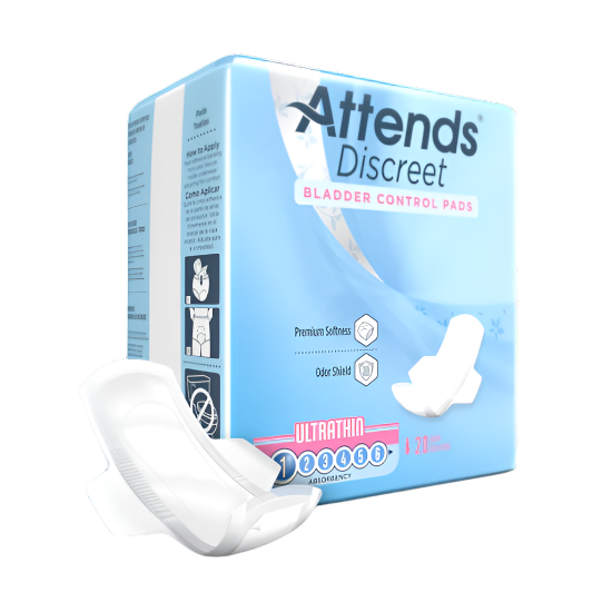 Attends Discreet Women's Ultra Thin Pads