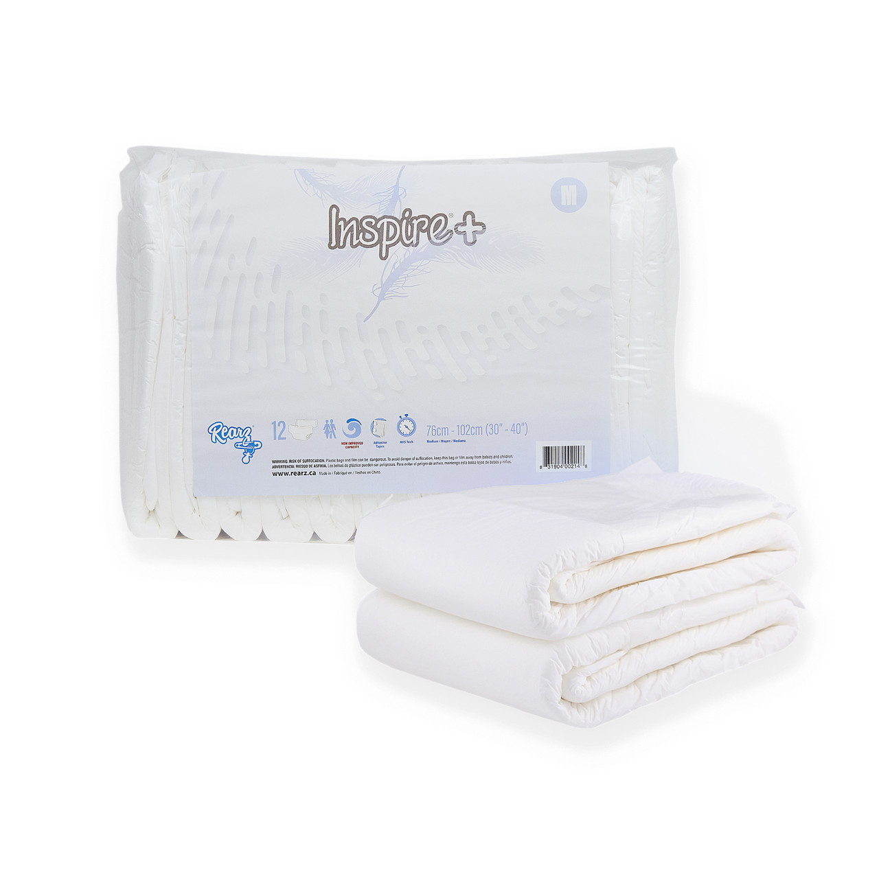 Mega Inspire+ Adult Diapers