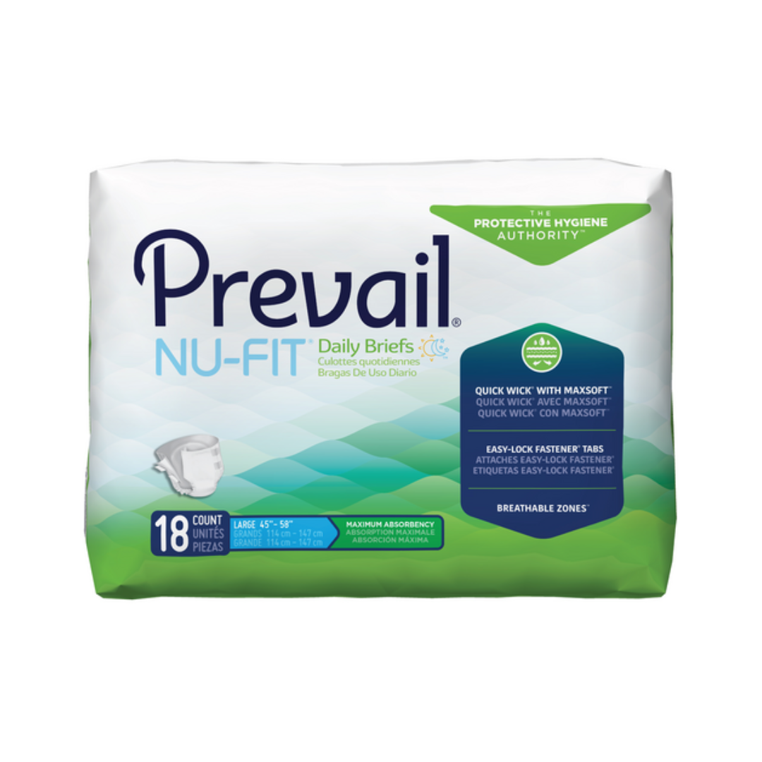 Prevail Nu-Fit Adult Briefs