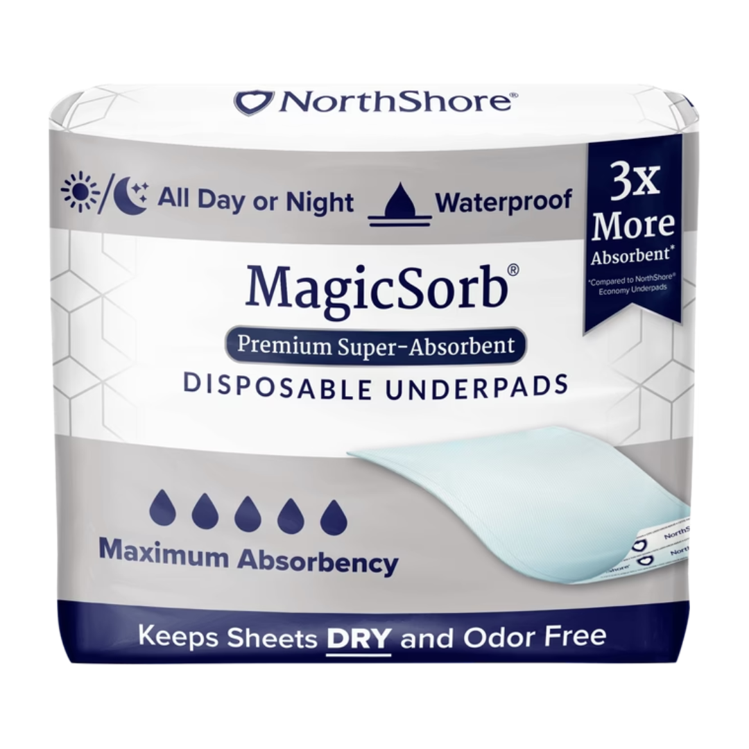 NorthShore MagicSorb Super-Absorbent Underpads