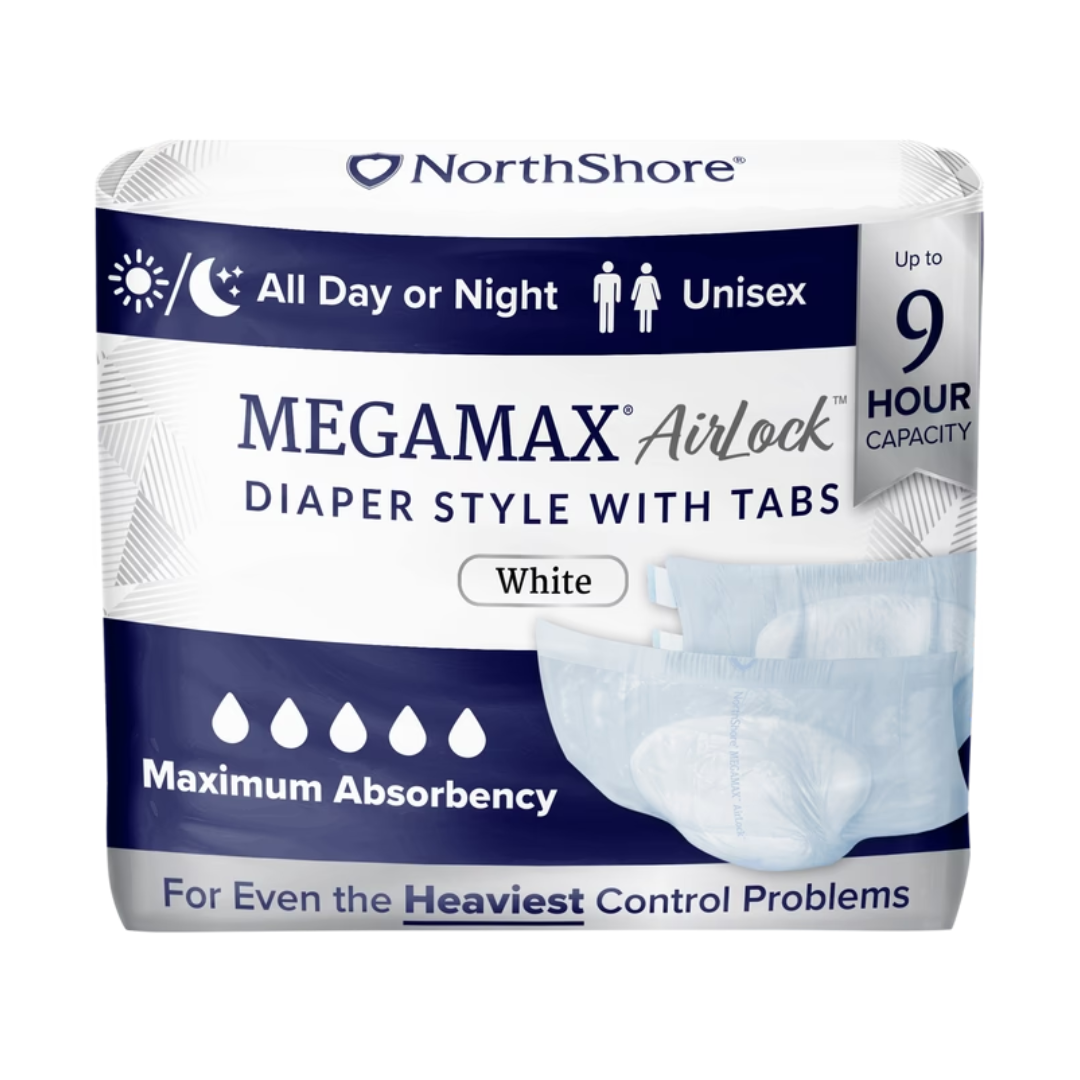 NorthShore MEGAMAX AirLock Breathable Tab-Style Briefs