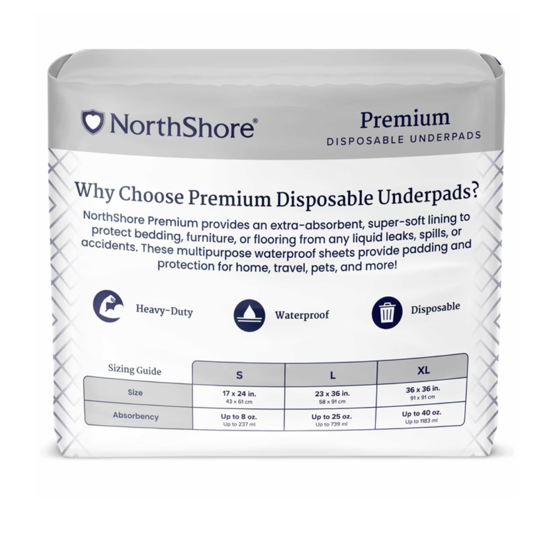NorthShore Premium Extra-Absorbent Underpads