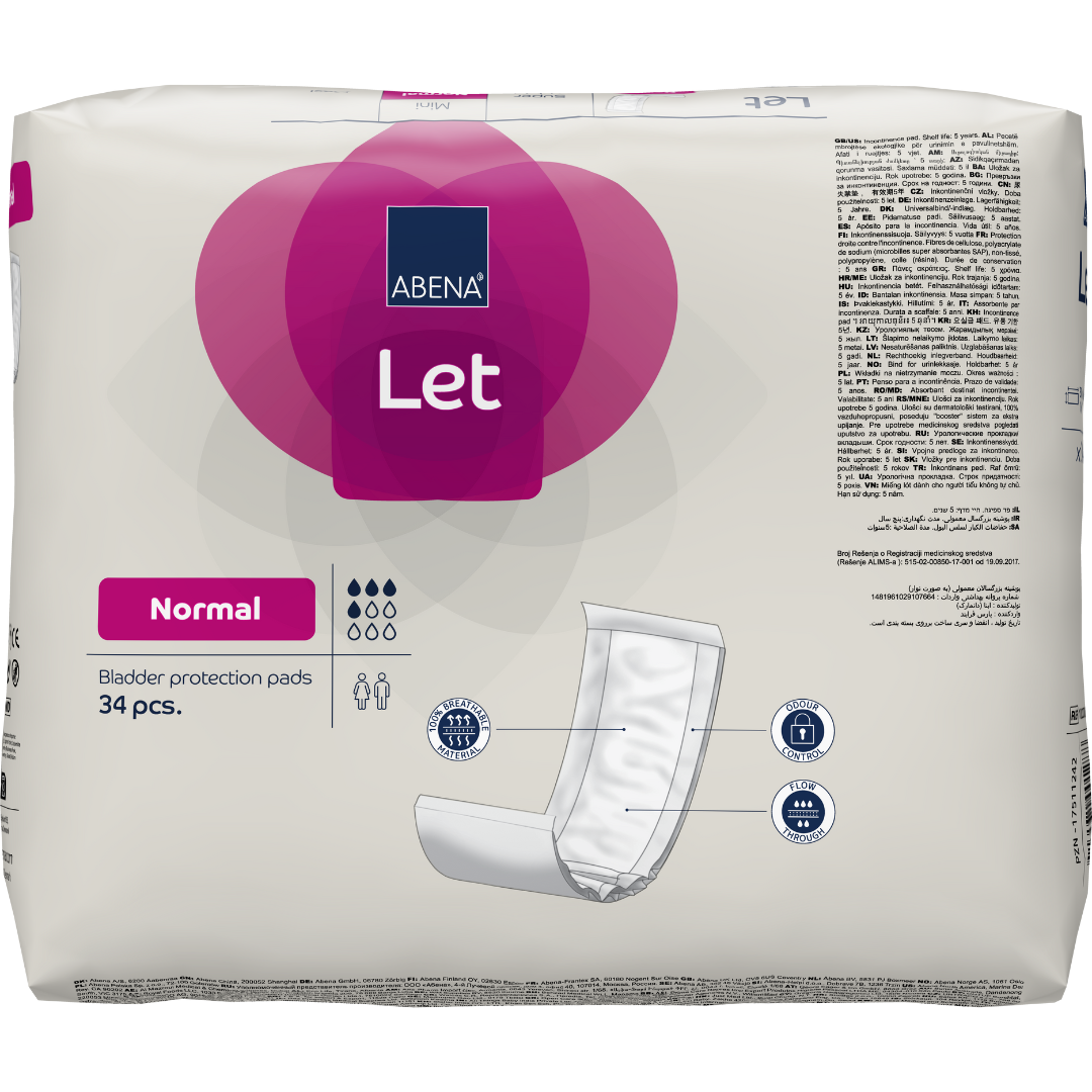 Abena Abri-Let Normal -  Absorbency Booster Pads - New