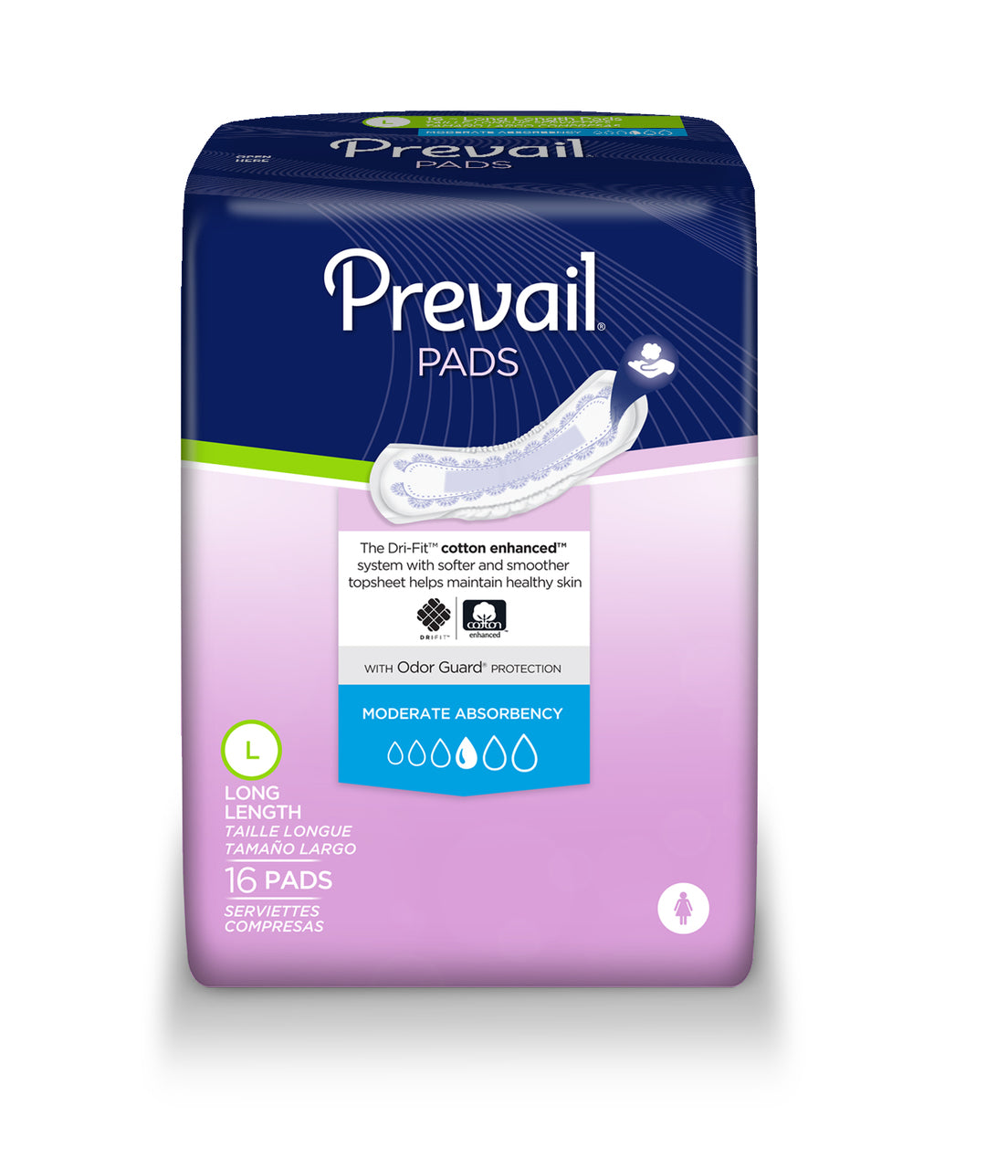 Prevail Bladder Moderate Long Pads