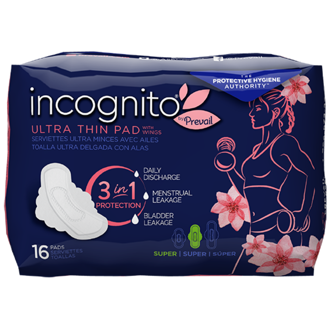 Incognito by Prevail Ultra Thin Pad - Super