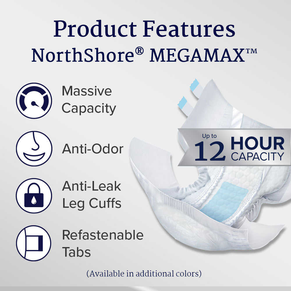 NorthShore MEGAMAX Adult Diapers