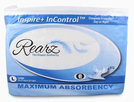 Inspire+ Incontrol Super Absorbent Adult Diapers